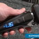 The Panasonic Arc6 electric razor in hand.